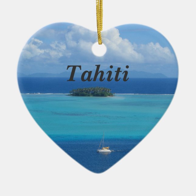 Tahiti Julgransprydnad Keramik (Framsidan)