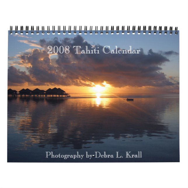Tahiti kalender 2008 eller 2009 (Omslag)