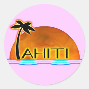 Tahiti klistermärke