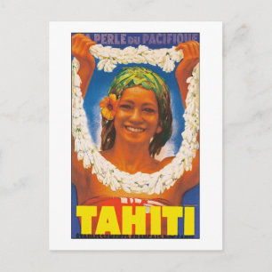 Tahiti ~ La Perle du Pacifique Vykort