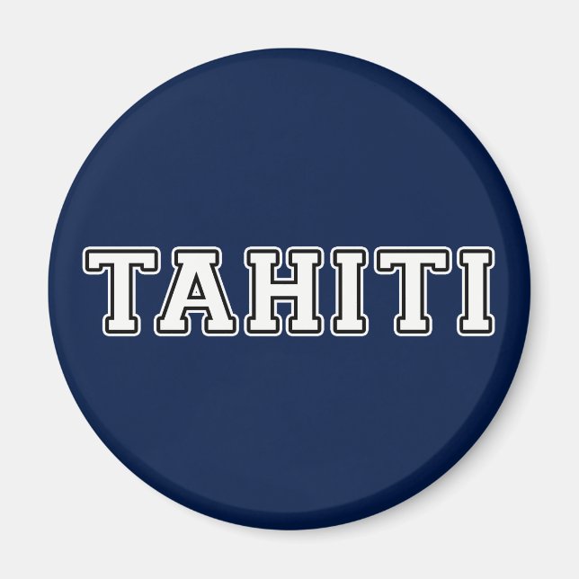 Tahiti Magnet (Framsidan)