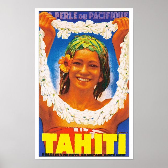 Tahiti ~ Perle du Pacifique Poster (Framsidan)