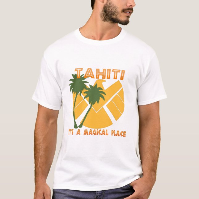 Tahiti - skydda tee (Framsida)
