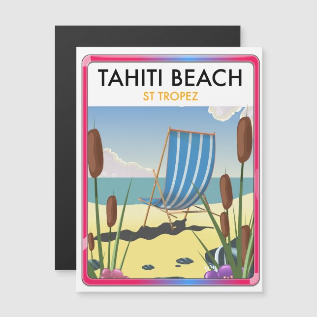 Tahiti strand st tropez (Fram/baksida)