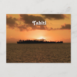 Tahiti Sunset Vykort
