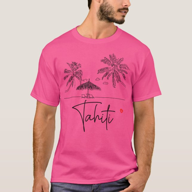 Tahiti T Shirt (Framsida)
