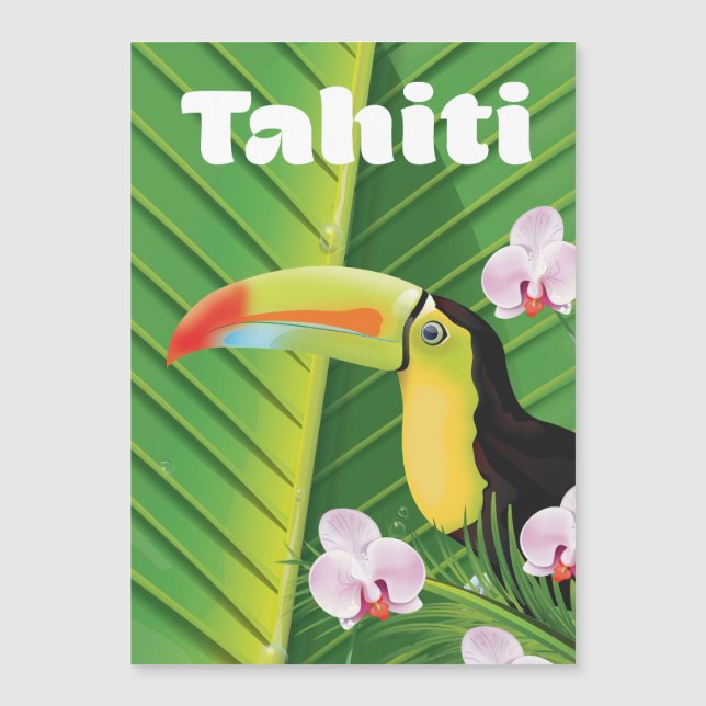 Tahiti Toucan-reseutskrift (Framsida)