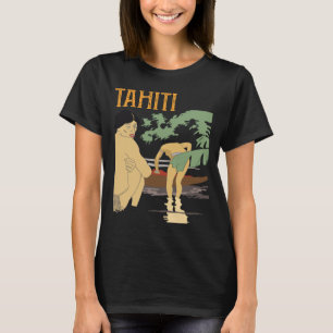 Tahiti Tropisk Strand Retro Resa T-Shirt