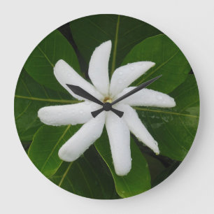 Tahitian Gardenia Stor Klocka