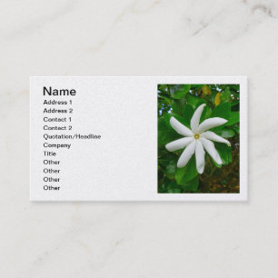Tahitian Gardenia Visitkort