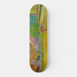 Tahitian Landscape (av Paul Gaugin) Mini Skateboard Bräda 18,5 Cm