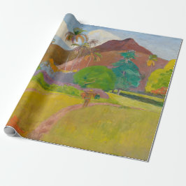 Tahitian Landscape (av Paul Gaugin) Presentpapper