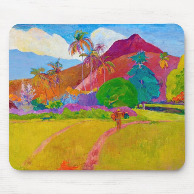 Tahitian Landscape, Gauguin Musmatta (Framsidan)