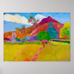 Tahitian Ligcape, Gauguin Poster