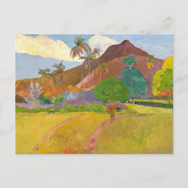 Tahitian Ligcape | Paul Gauguin Vykort (Framsida)