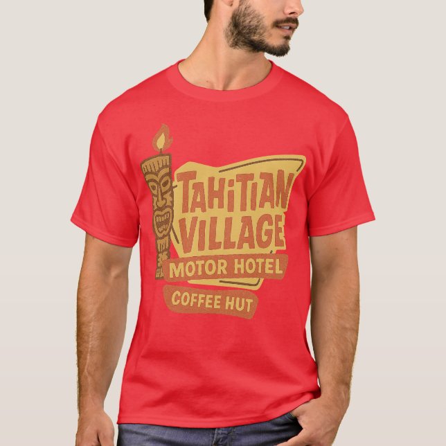 Tahitian Village - Downey, CA T Shirt (Framsida)