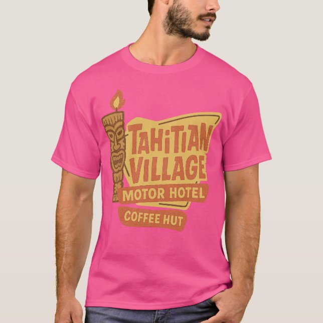 Tahitian Village - Downey, CA T Shirt (Framsida)