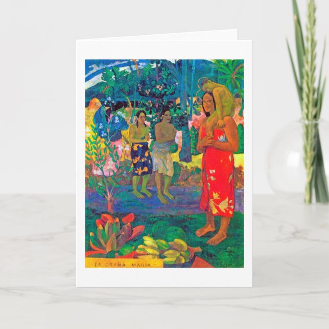 Tahitian Women, Gauguin Kort (Framsida)