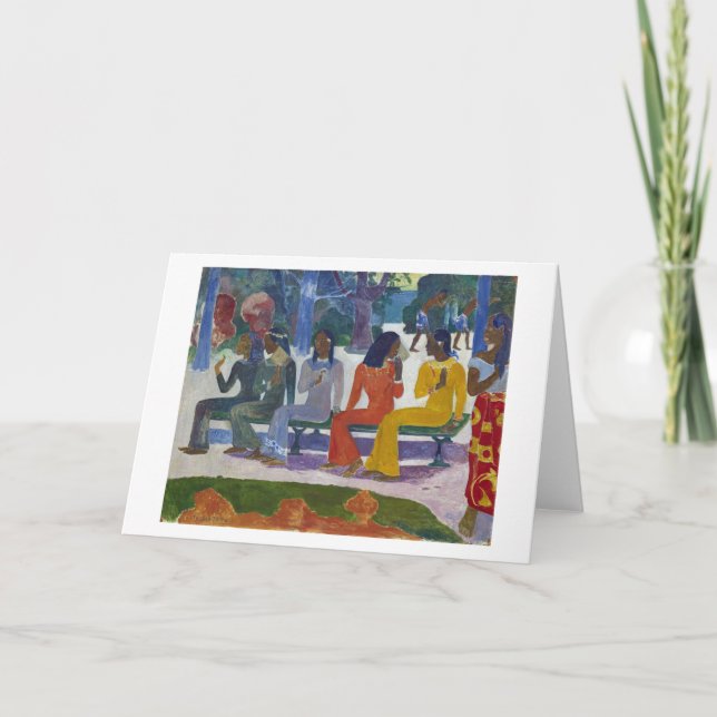 Tahitian Women, Gauguin Kort (Framsida)