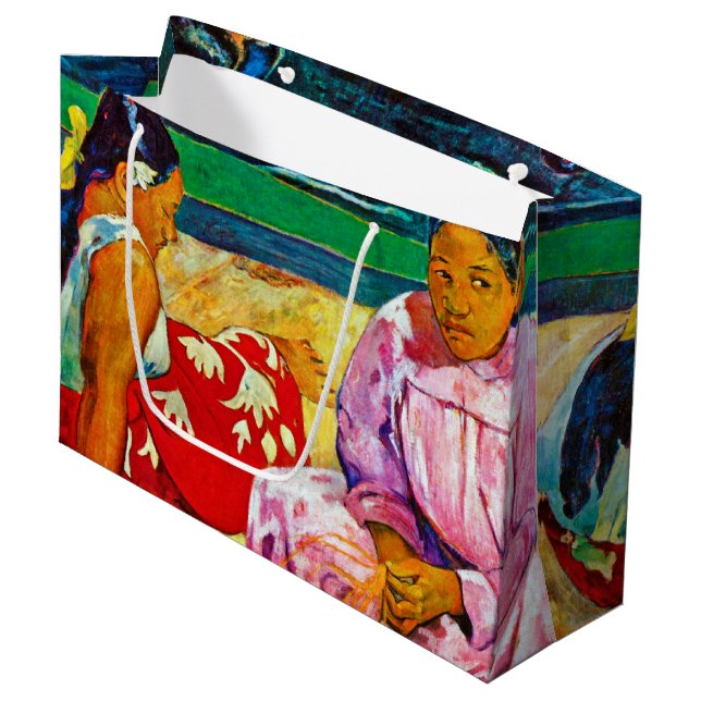 Tahitian Women, Gauguin Large Gift Bag (Framsidan Vinklad)