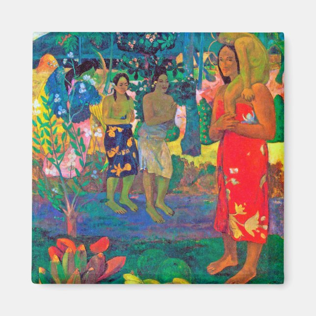 Tahitian Women, Gauguin Magnet (Framsidan)