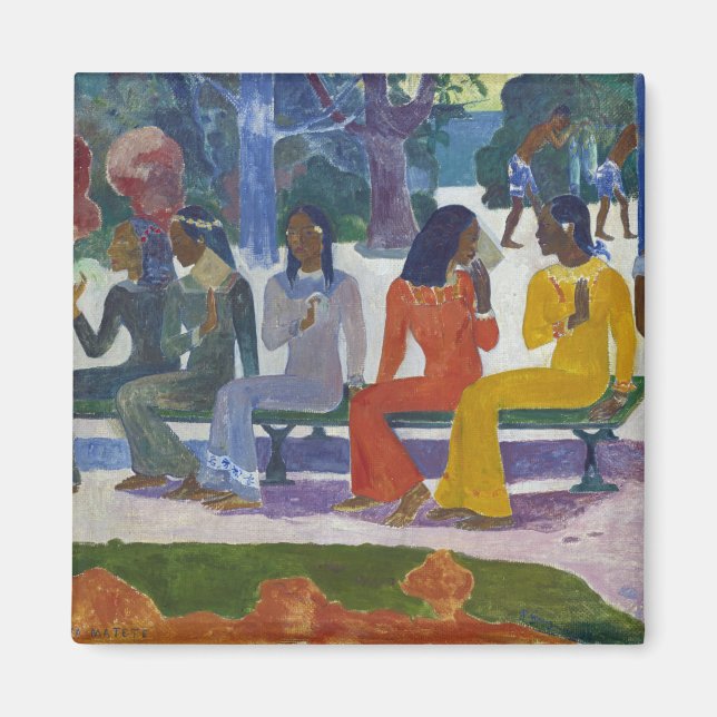 Tahitian Women, Gauguin Magnet (Framsidan)
