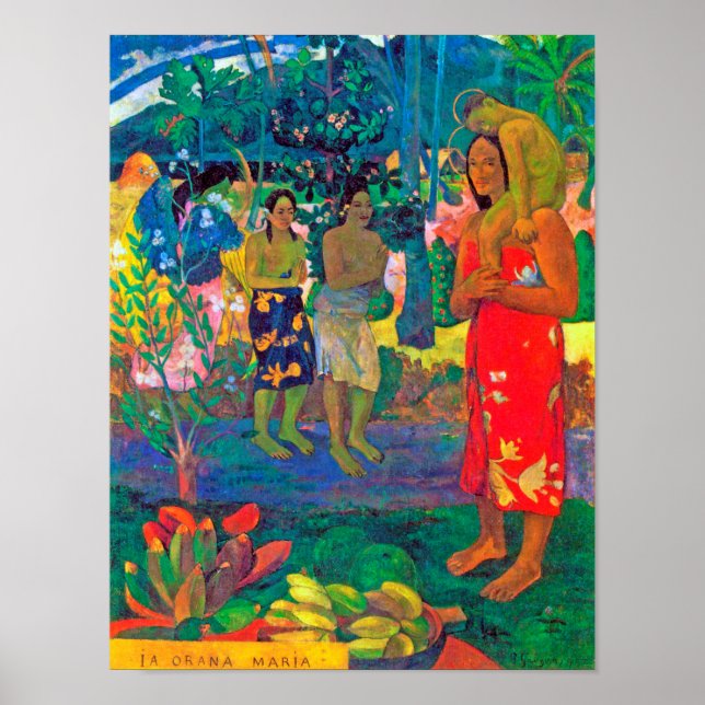 Tahitian Women, Gauguin Poster (Framsidan)