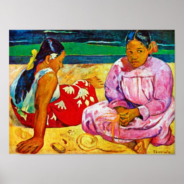 Tahitian Women, Gauguin Poster (Framsidan)