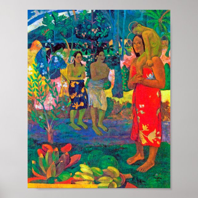 Tahitian Women, Gauguin Poster (Framsidan)