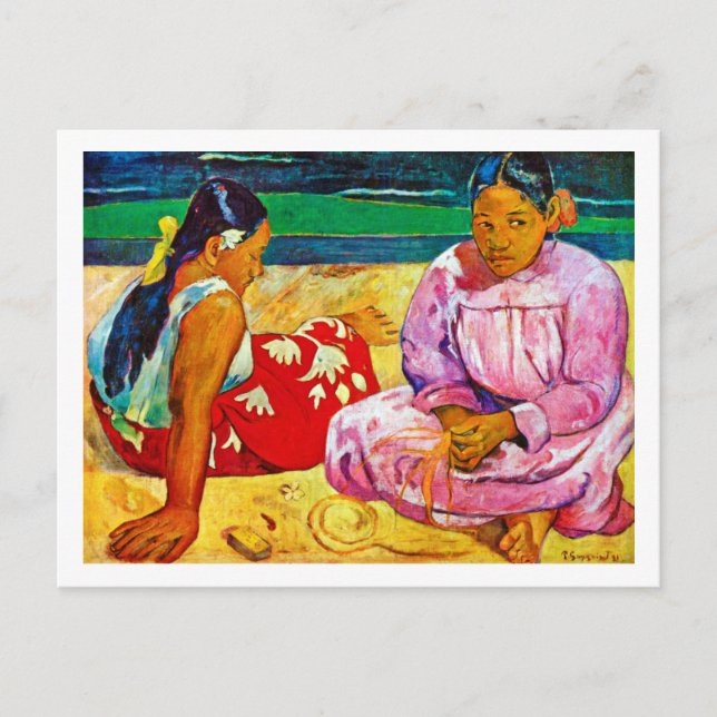 Tahitian Women, Gauguin Vykort (Framsida)