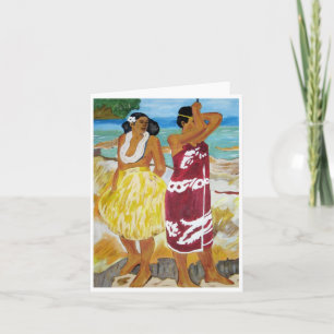 Tahitian Women Kort