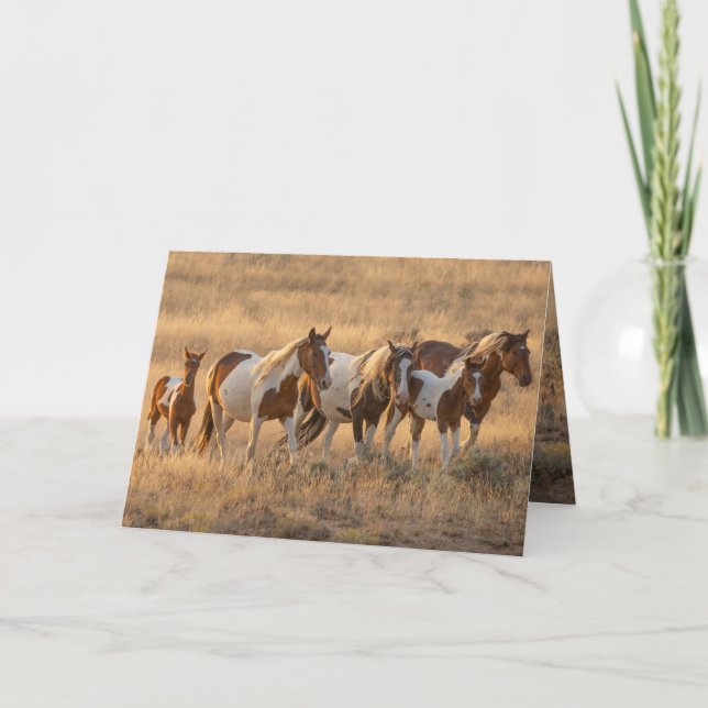 Tahlequah och hans familjegratulationskort tack kort (Framsida)