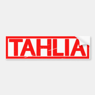 Tahlia Frimärke Bildekal