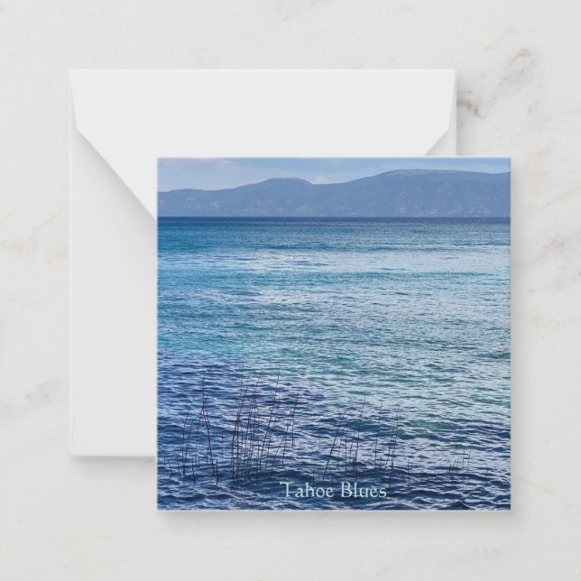 Tahoe Blues Anteckningskort (Framsida)