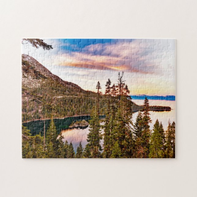 Tahoe Emerald Bay Kalifornien. Pussel (Horisontell)