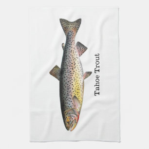 Tahoe forellfisk kökshandduk