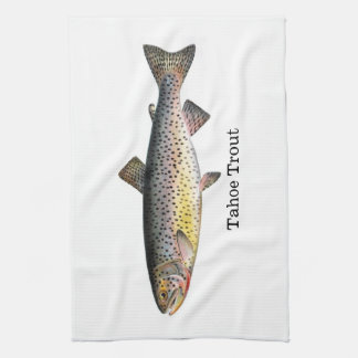 Tahoe forellfisk kökshandduk