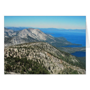 Tahoe från Mt Tallac Hälsningskort