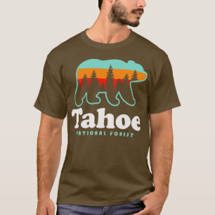 Tahoe National Forest Camping Sjö Tahoe Hiking Ca T Shirt