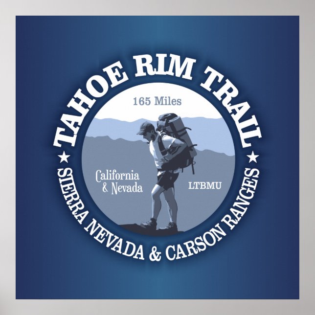 Tahoe Rim Trail Poster (Framsidan)