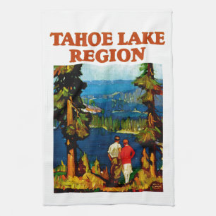 Tahoe sjöregion kökshandduk