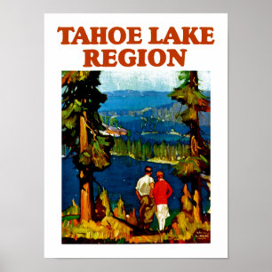 Tahoe sjöregion poster