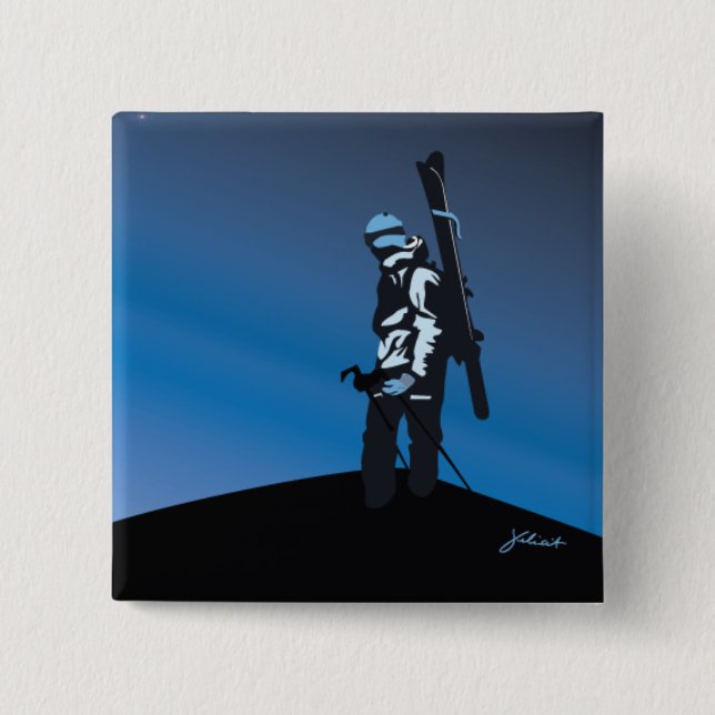 tahoe skidar backcountry som ut tittar knapp (Framsida)