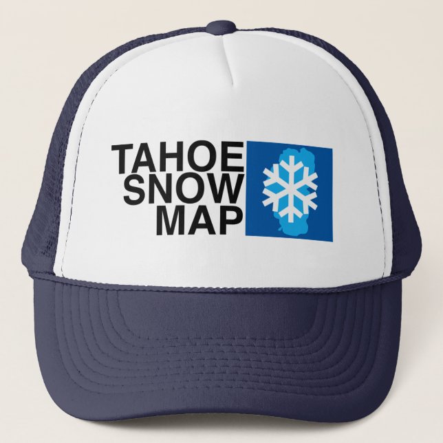 Tahoe Snö Karta Hat Keps (Framsida)