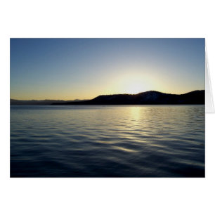 Tahoe Sunset Hälsningskort