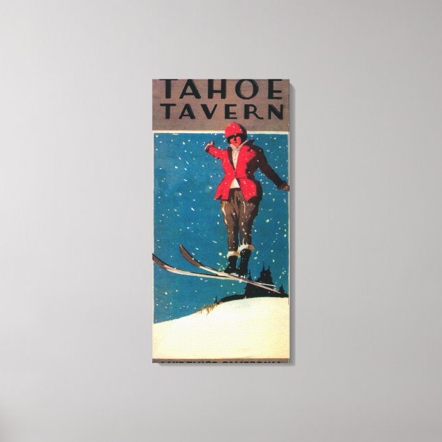 Tahoe Tavern Promo Poster Canvastryck (Framsida)