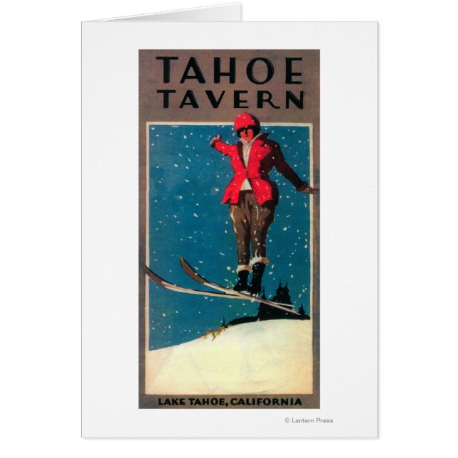 Tahoe Tavern Promo Poster Hälsningskort (Framsidan)