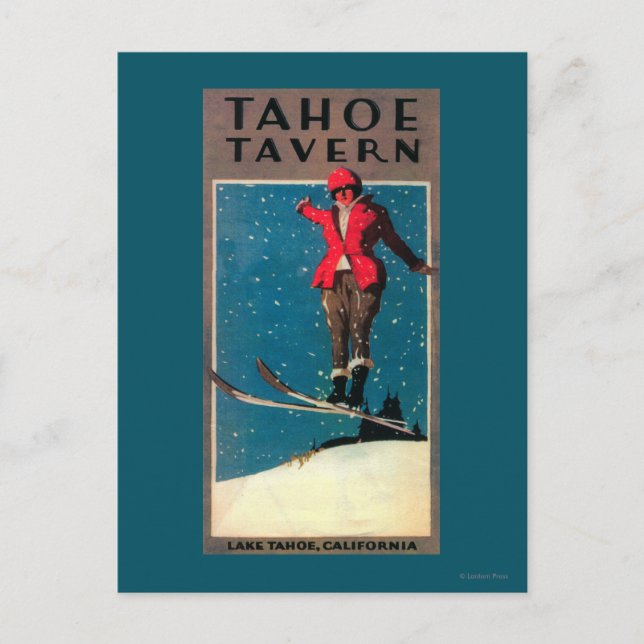 Tahoe Tavern Promo Poster Vykort (Framsida)