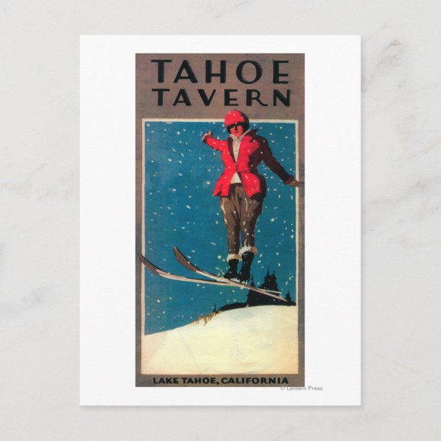 Tahoe Tavern Promo Poster Vykort (Framsida)