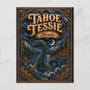 Tahoe Tessie Nevada Popcut Legends Vykort